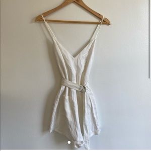 Tula Rosa white romper